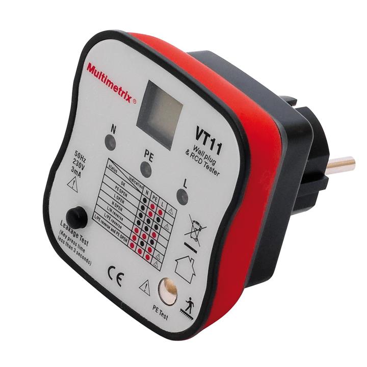 تستر جریان نشتی مولتی متریکس مدل VT11 Multimetrix VT11 RCD tester